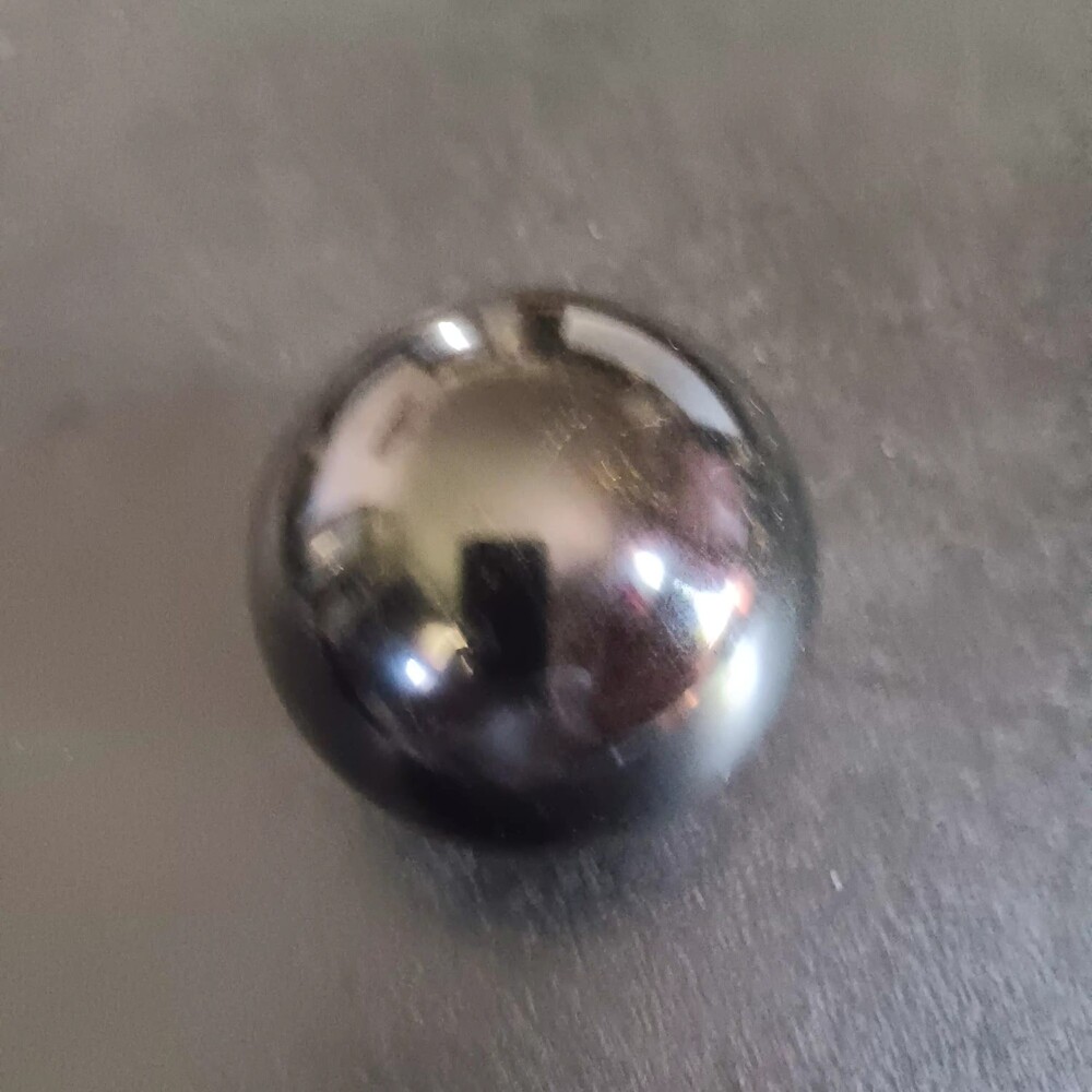 Polished Obsidian Sphere Natural Volcanic Glass Decor